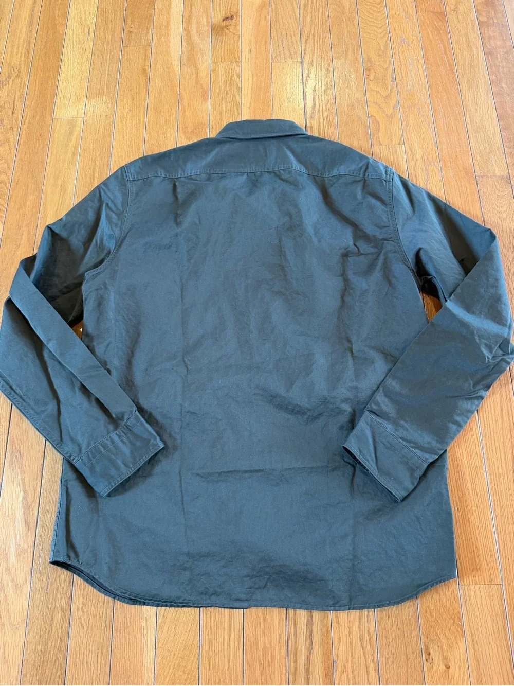 New Banana Republic Button Down Front Long Sleeve Shirt Mens Medium Flap Pockets